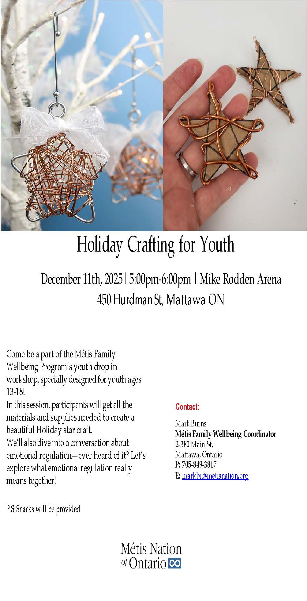 Event image Holiday Crafting Youths