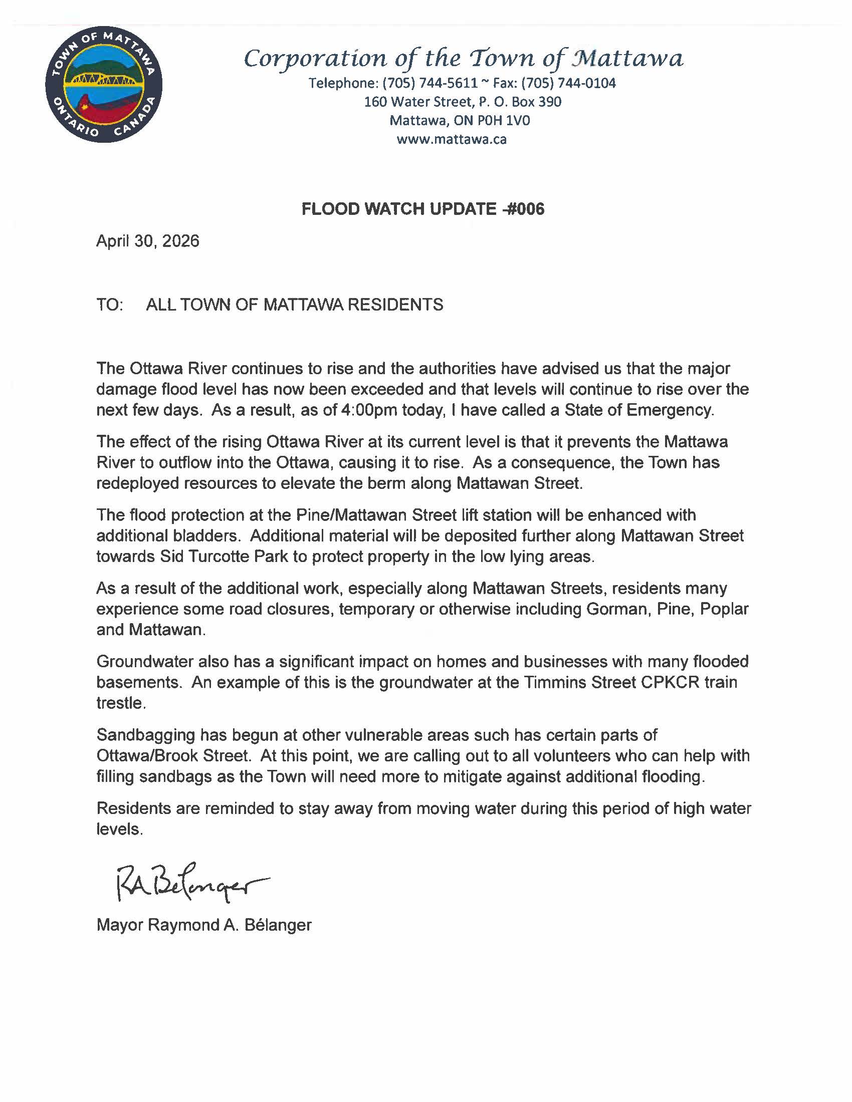 Flood Watch # 6